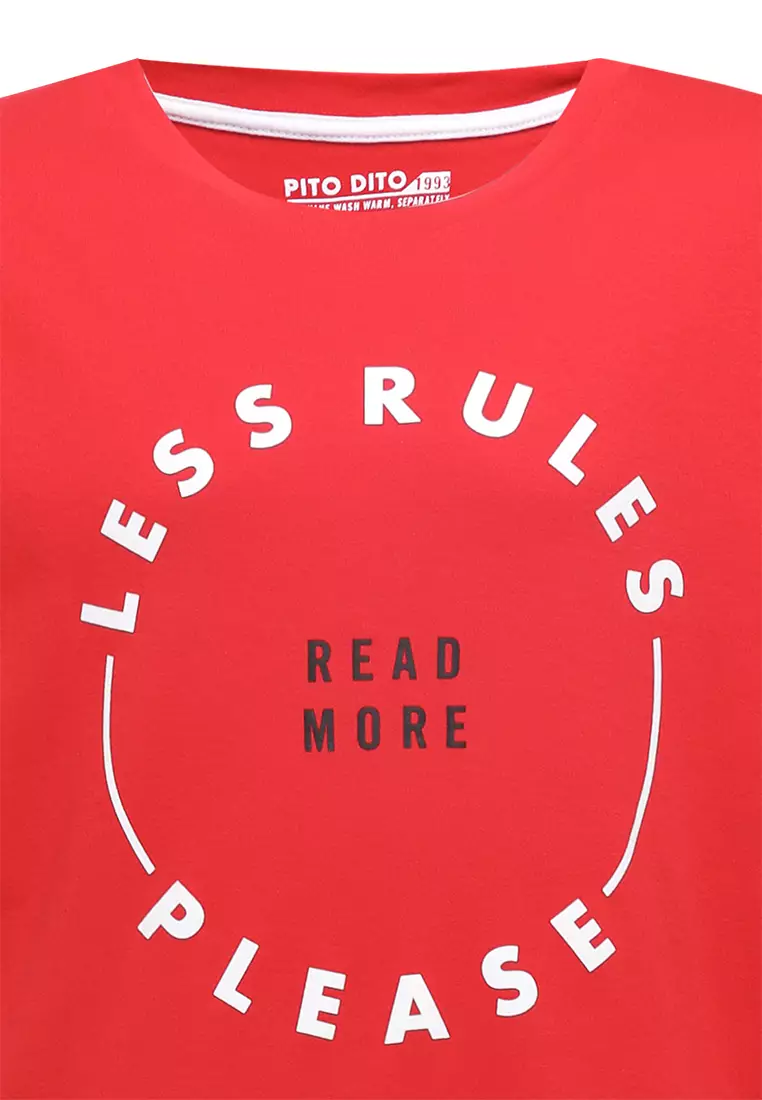 Pito Dito Boy Vlastimil T-shirt Anak Merah