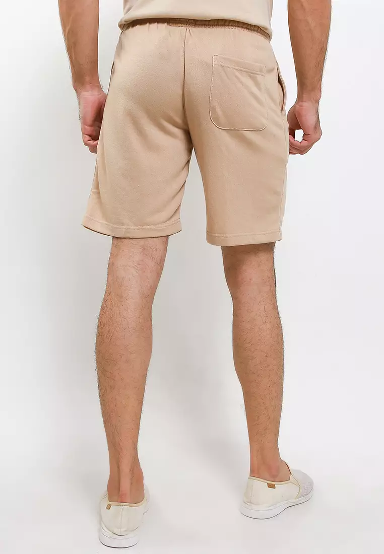 Cotton Well Sweat Short French Terry Celana Pendek Sporty Santai Polos