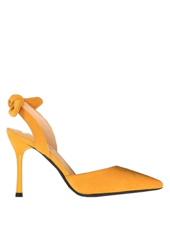 Twenty Eight Shoes yellow VANSA Elastic Slingback Pointed Heels VSW-H21363 2A7BFSHC727752GS_1