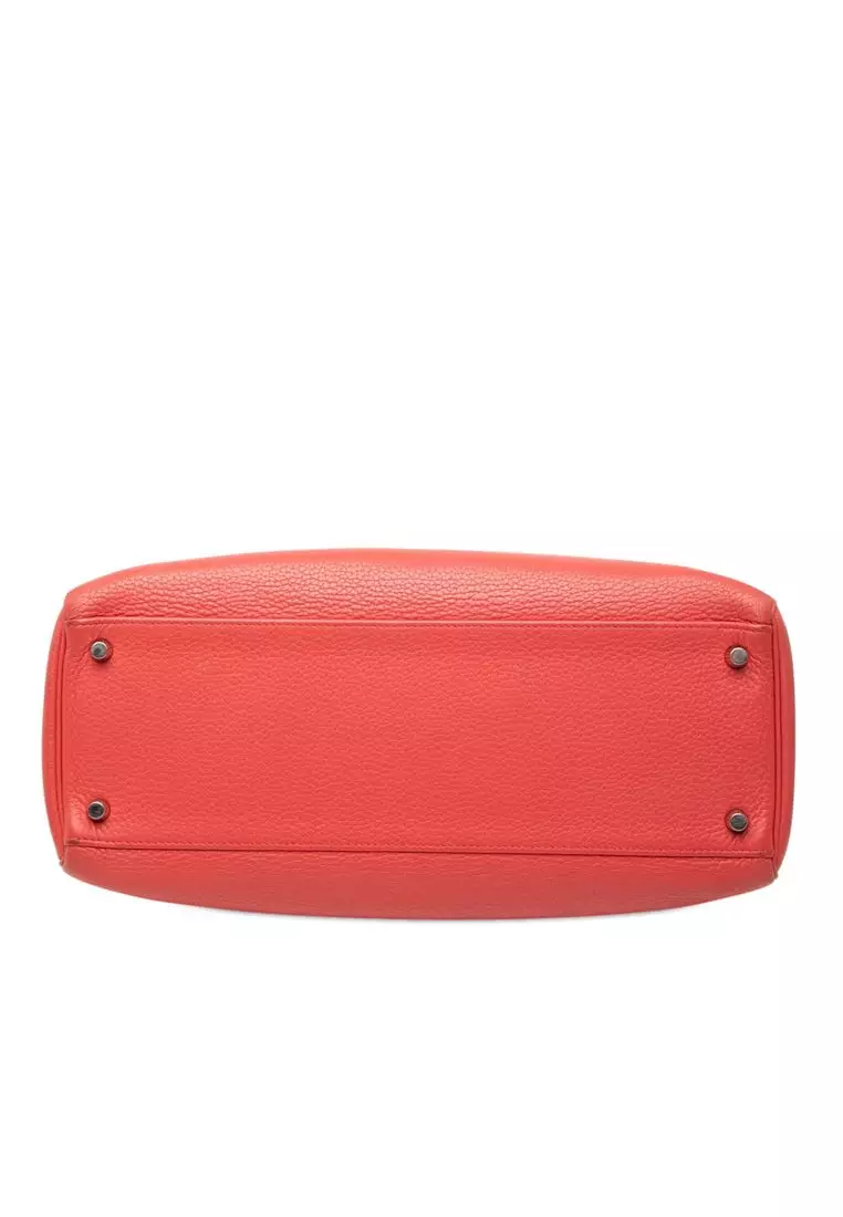 Pre-Loved Hermès Clemence Kelly Ii Retourne 35