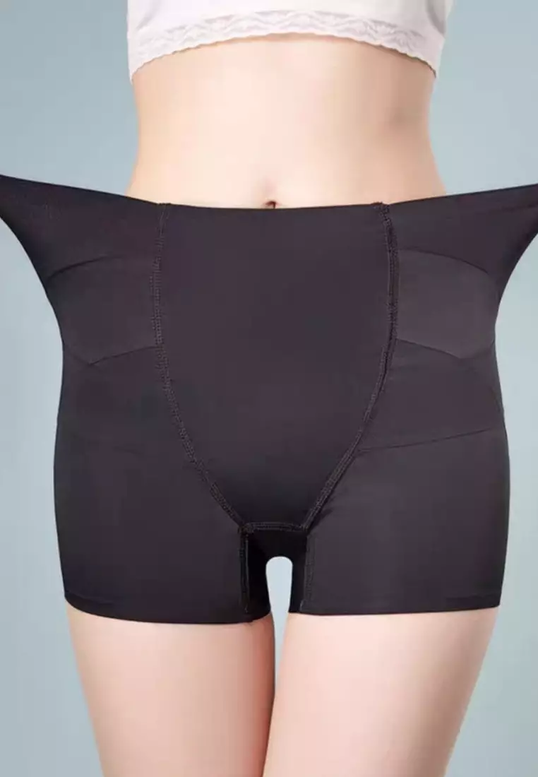 Premium Daelyn High-Waisted Girdle Panties in Black