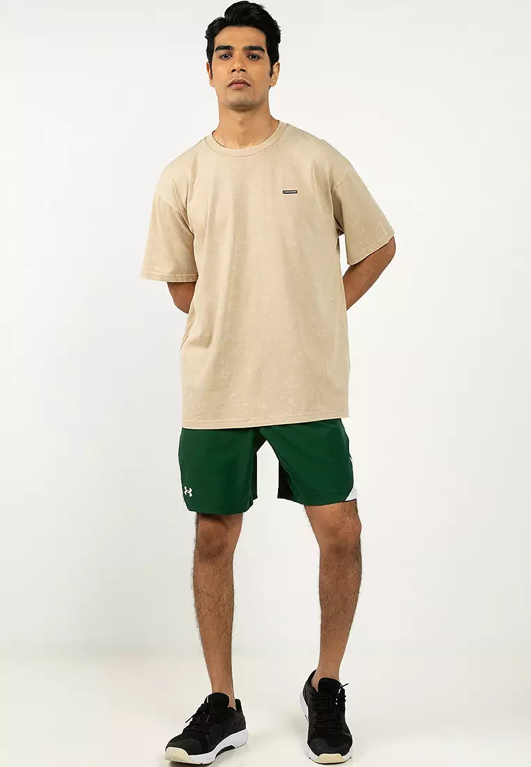 Heavyweight Logo Wash Men's Oversized Short Sleeves T-Shirt