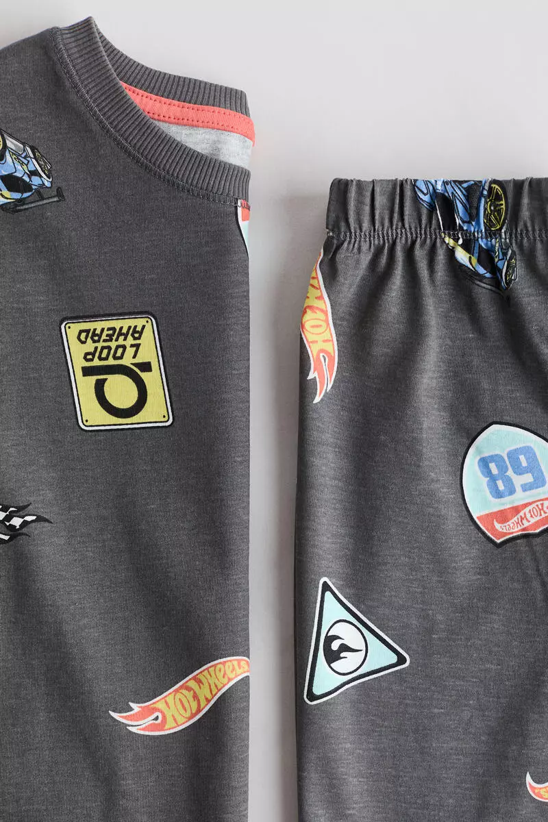 Printed cotton pyjamas