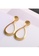 A-Excellence gold Abstract Open Design Golden Texture Earrings ABA66AC3E4932EGS_4