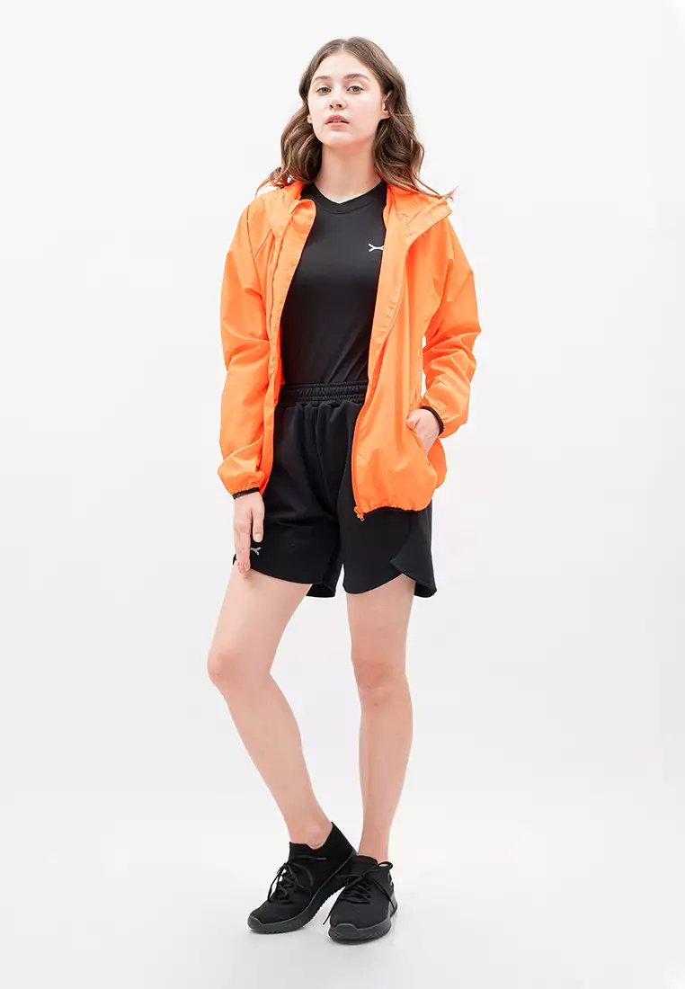 Windbreaker Jacket Woman Winder series Orange