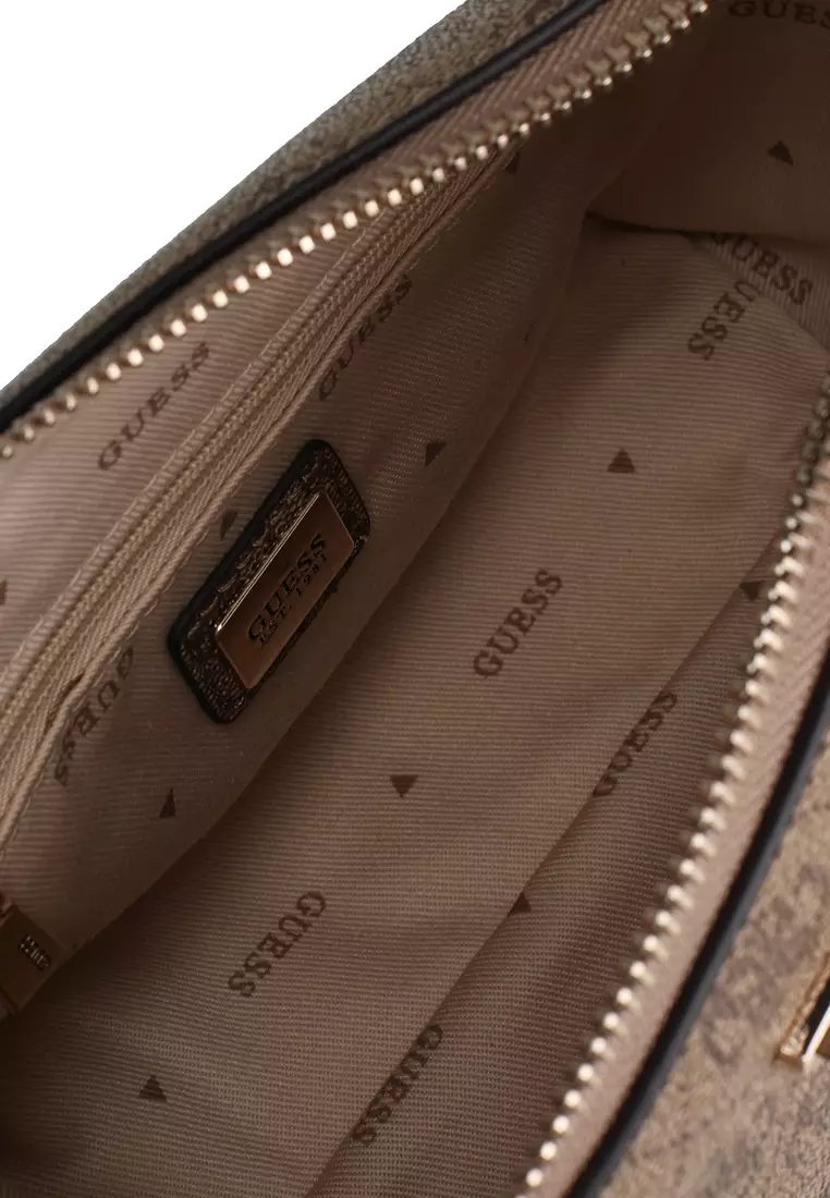 Borsa GUESS Meridian Per Donna - Ecopelle Con Logo 4G, Tracolla Regolabile