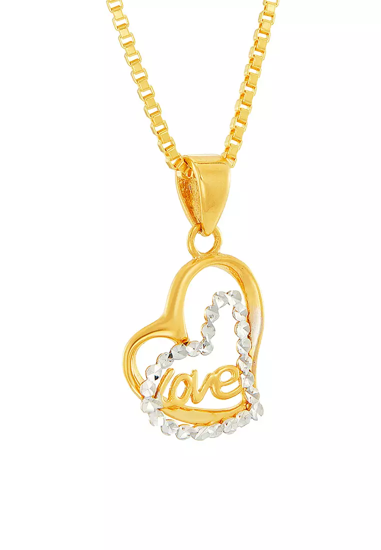 HABIB Oro Italia 916 Yellow and White Gold Pendant GP51760723(YW)-BI