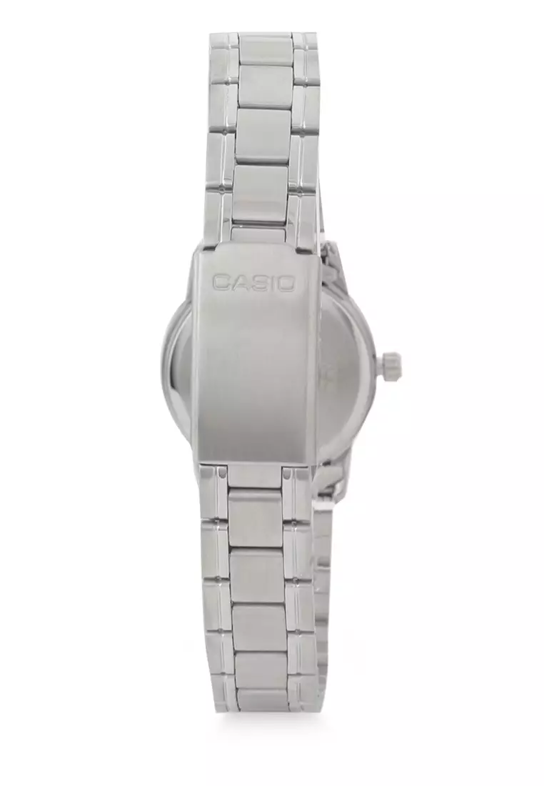 Casio Jam Tangan Wanita - Silver - Stainless Steel - LTP-V002D-7AUDF
