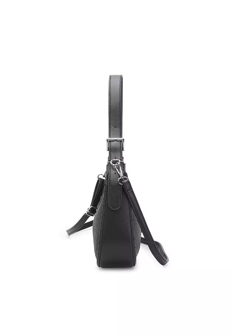 Women's Top Handle Bag / Sling Bag / Crossbody Bag / Shoulder Bag (手拿袋 / 斜孭袋 / 單肩包) - 黑色