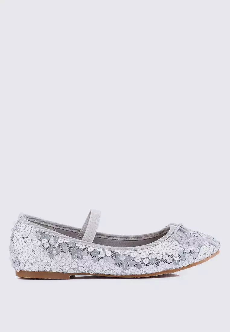 Discount on My Ballerine  shoes - SKU: My Ballerine Emerson Comfy Ballerina In Silver