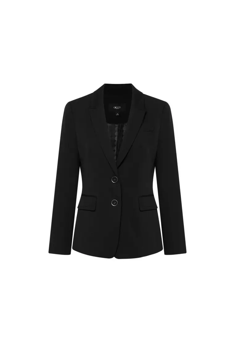 Long Sleeve Easy Fit Suit Blazer