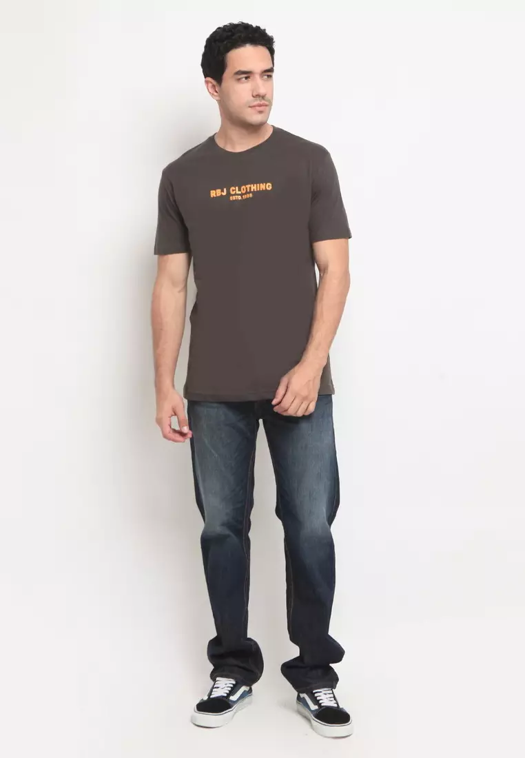 RBJ T-Shirt Cotton Combed Pria 2073170081