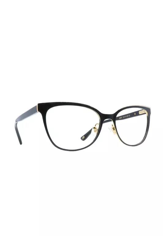 SS937 (C2-Matte Black & Shiny Gold) Anti-Radiation Computer Eyeglasses for Women