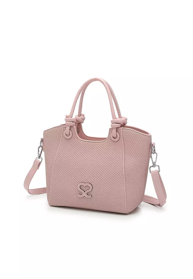 Women's Top Handle Bag / Sling Bag / Crossbody Bag / Shoulder Bag - Pink