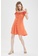 DeFacto 橘色 Short Sleeve Mini Dress 11455AAA138256GS_1