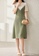ONX.HK green Elegant Lace Link Slim Dress 25DF6AA7946084GS_4