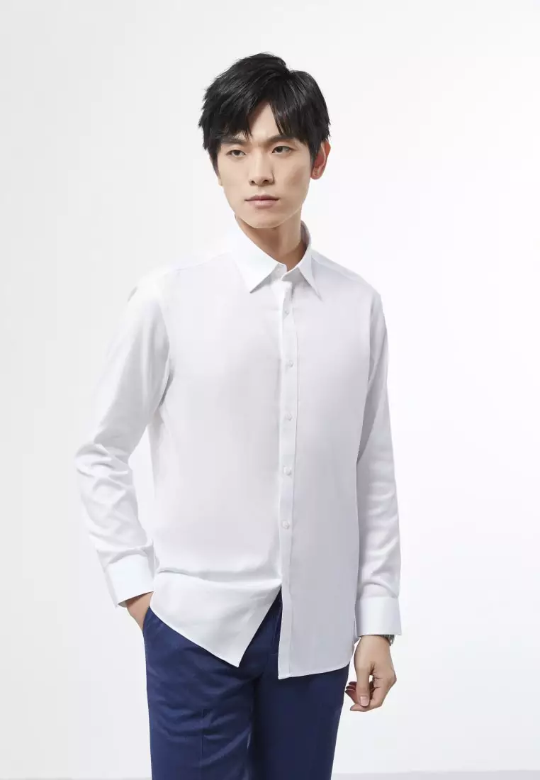 G2000 Non-Iron Cotton Stretch Smart Fit Oxford Shirt