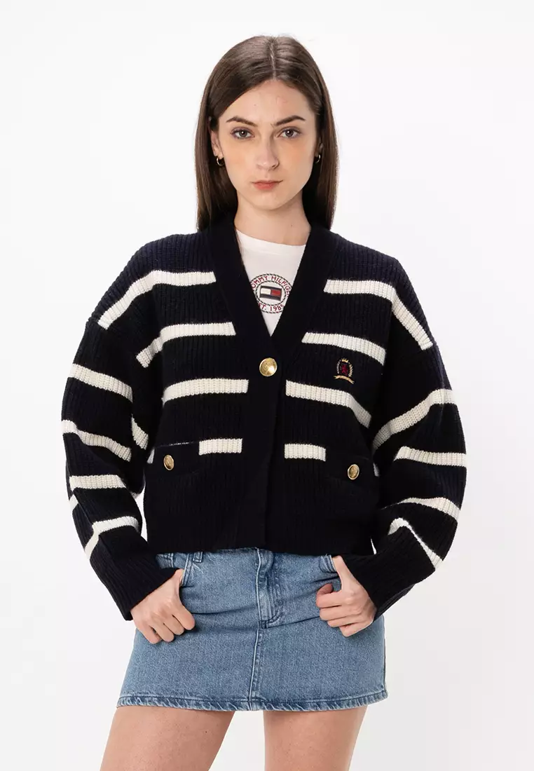 Breton Striped Cardigan