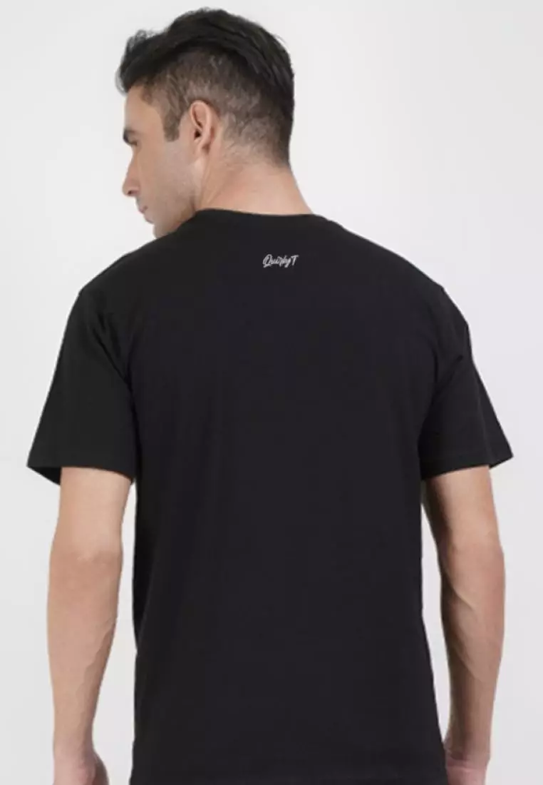Sound Sytem Graphic Black Cotton Short Sleeve Regular Fit T-Shirt