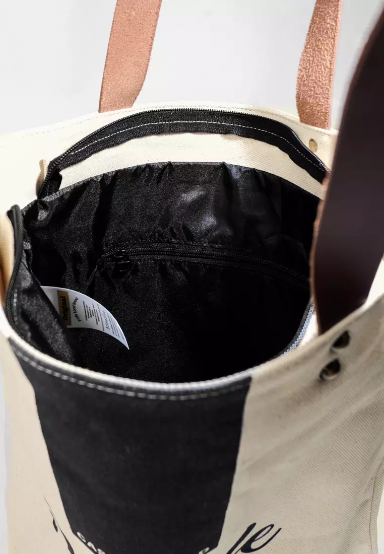 Tas Totebag Penutup Resleting Kana Series