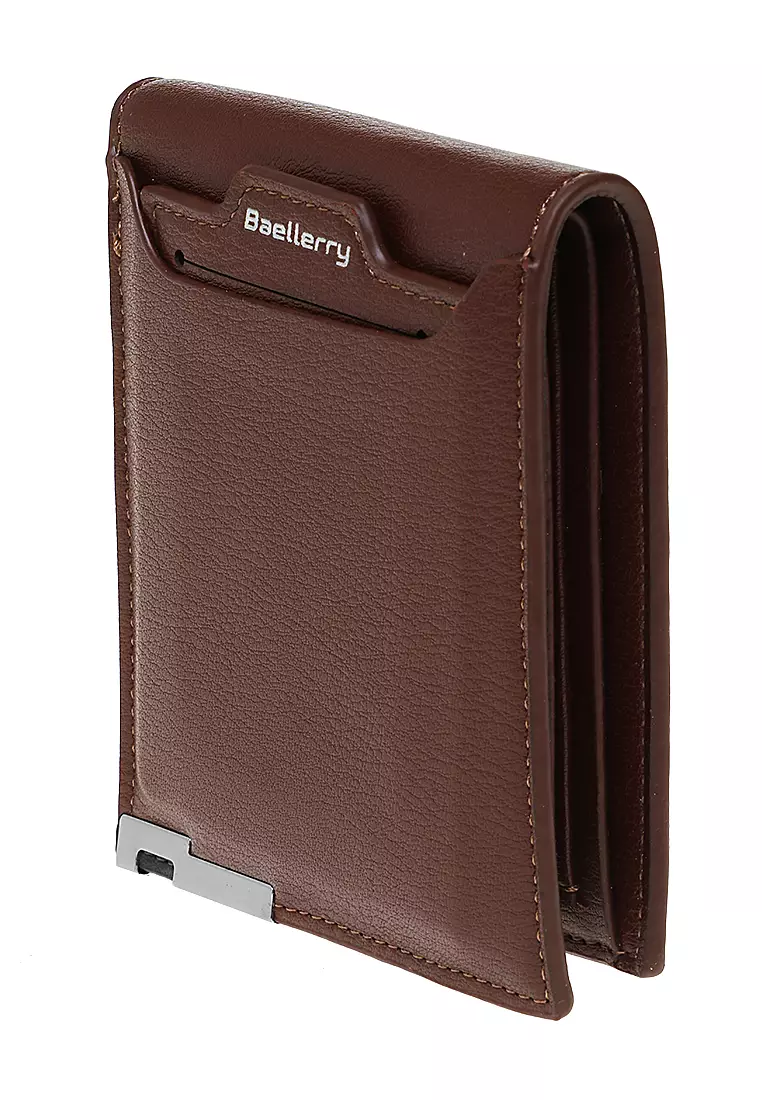 Dompet Fashion Pria Model Lipat Pendek Many Slot Material PU Leather ORIGINAL