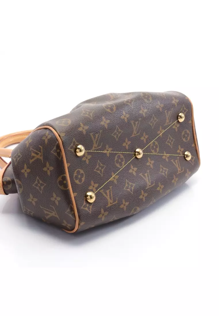 Buy Louis Vuitton Pre-loved LOUIS VUITTON Tivoli PM monogram Handbag PVC  leather Brown Online