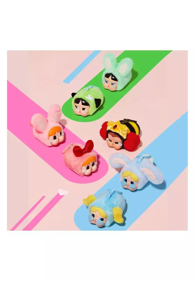 Pop Mart CRYBABY x Powerpuff Girls Series - Vinyl Face Plush Selected - Bunny Blossom