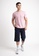 FOREST pink Forest Premium Soft-Touch Silky Cotton Slim Fit Plain Tee T Shirt Men - 23747-59LotusPink C289CAA233DF9DGS_5