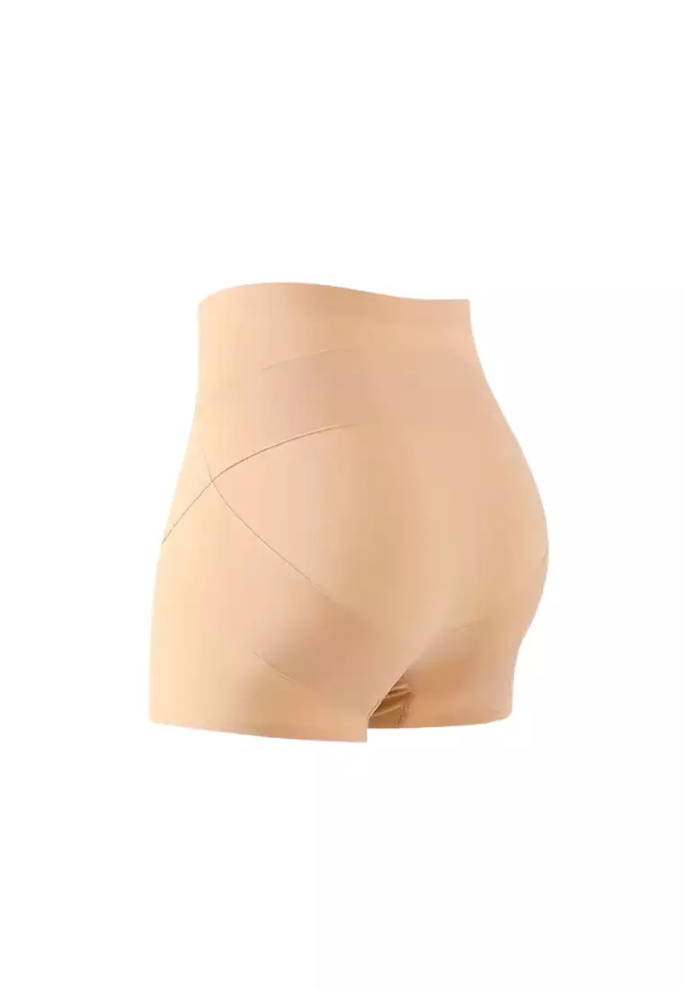 Premium Power Tummy Tuck Butt Lifting Safety Shorts Panties in Nude