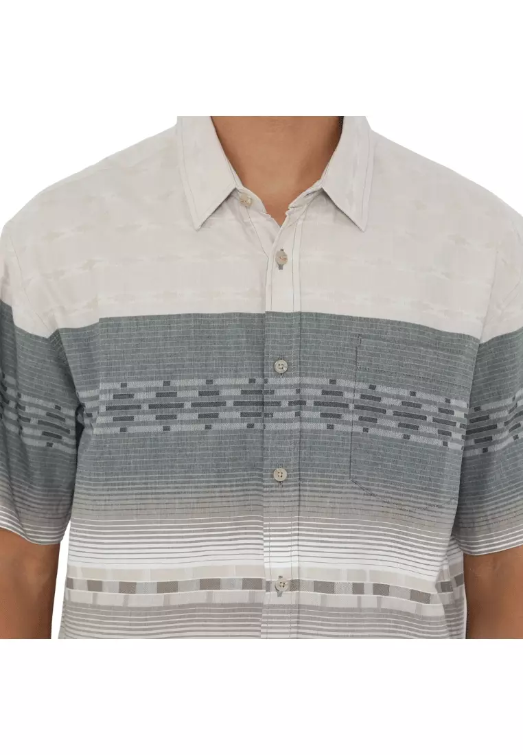 POLICE Kemeja Border Printing Regular Fit Pria