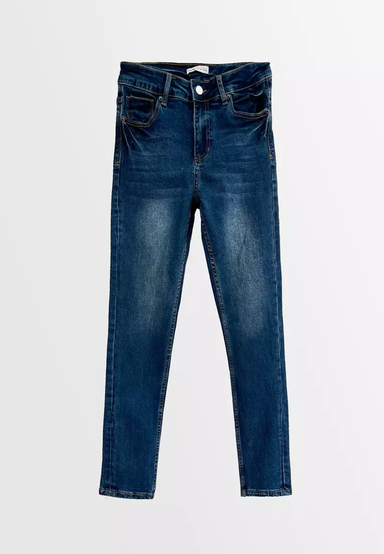 Shaping Skinny High Jeans - Light denim blue - Ladies