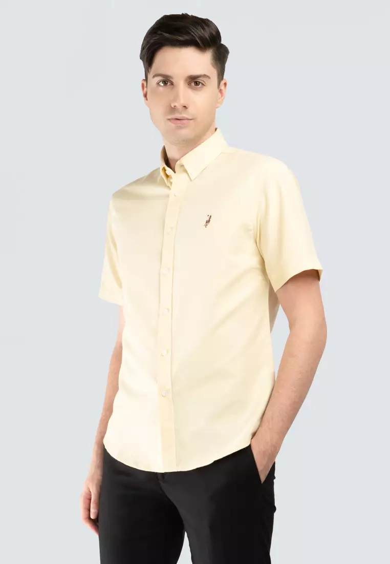 Polo Haus - Men’Cotton Plain Regular Fit Short Sleeve