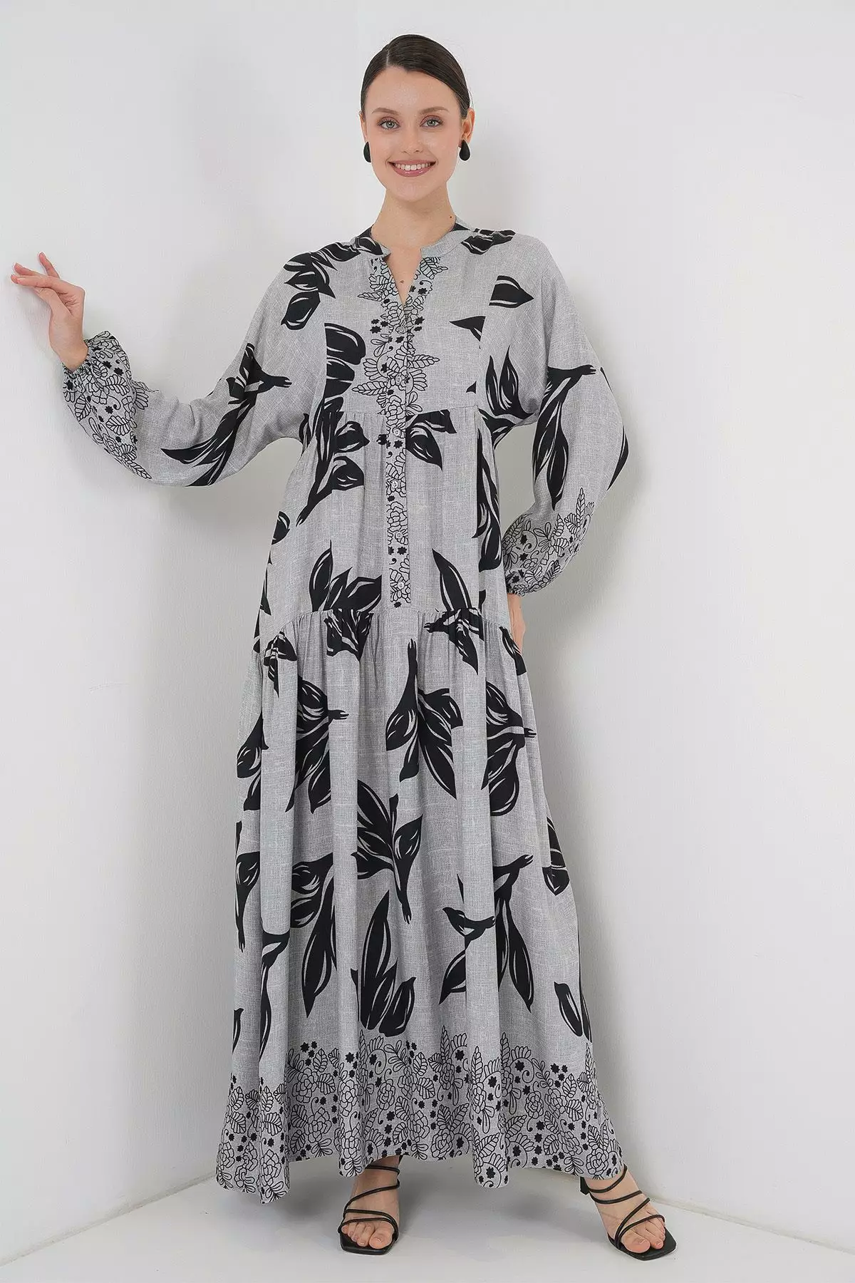 Patterned Maxi Dress