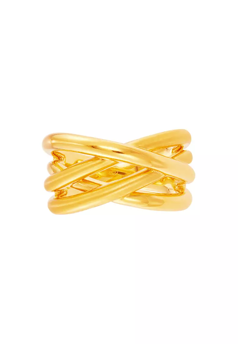 HABIB 999/24K Yellow Gold Ring 9GR00201024