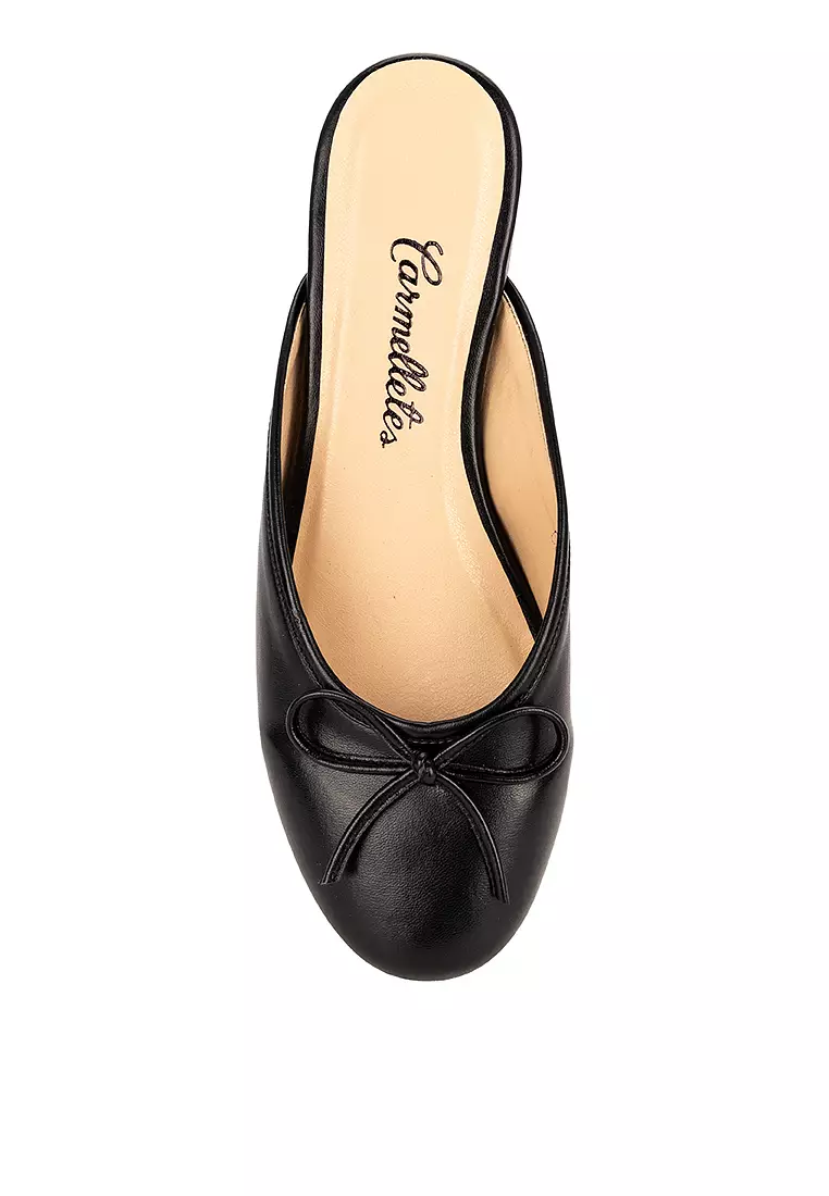 Round Toe Flat Mules