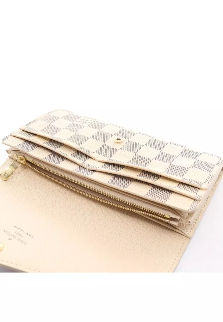 Louis Vuitton Vintage - Damier Azur Zippy Wallet - White Ivory