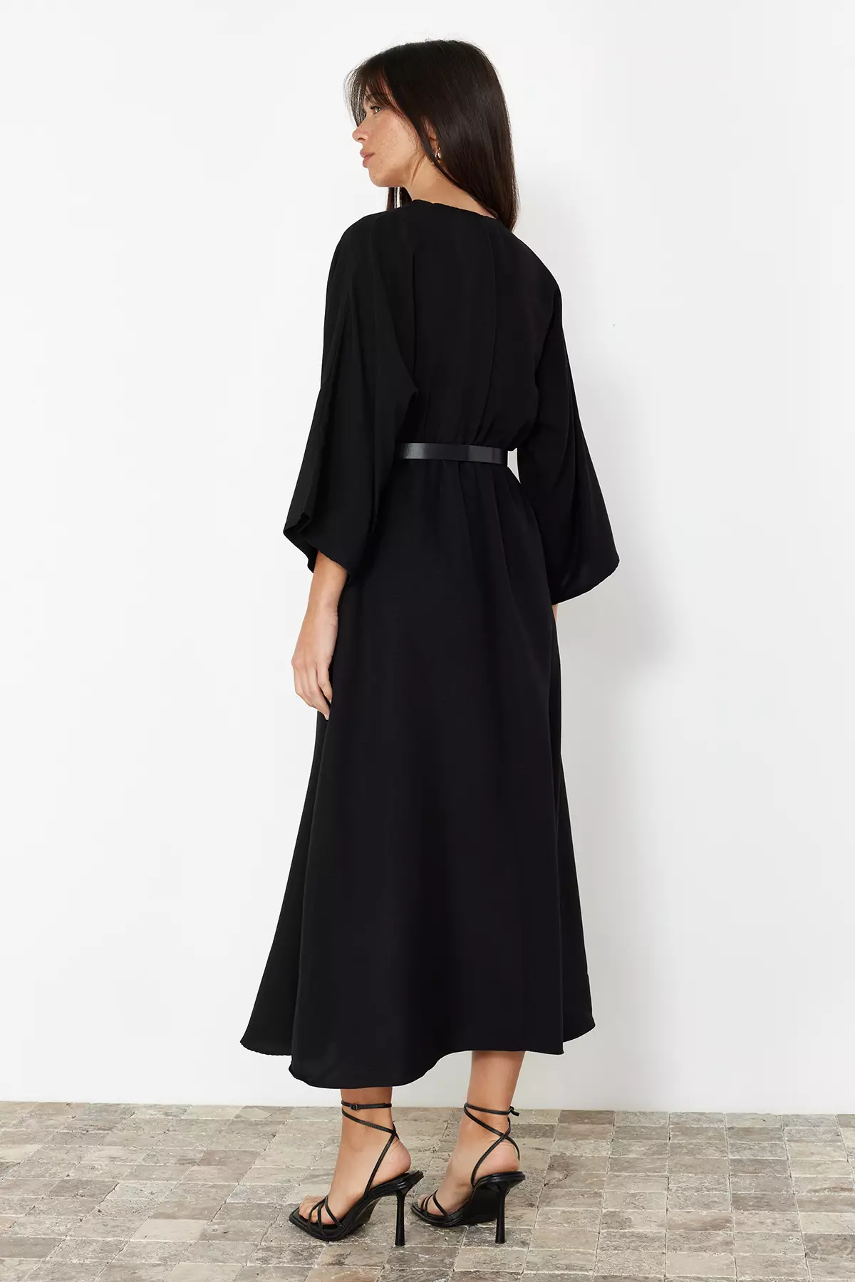 Wrap Midi Dress