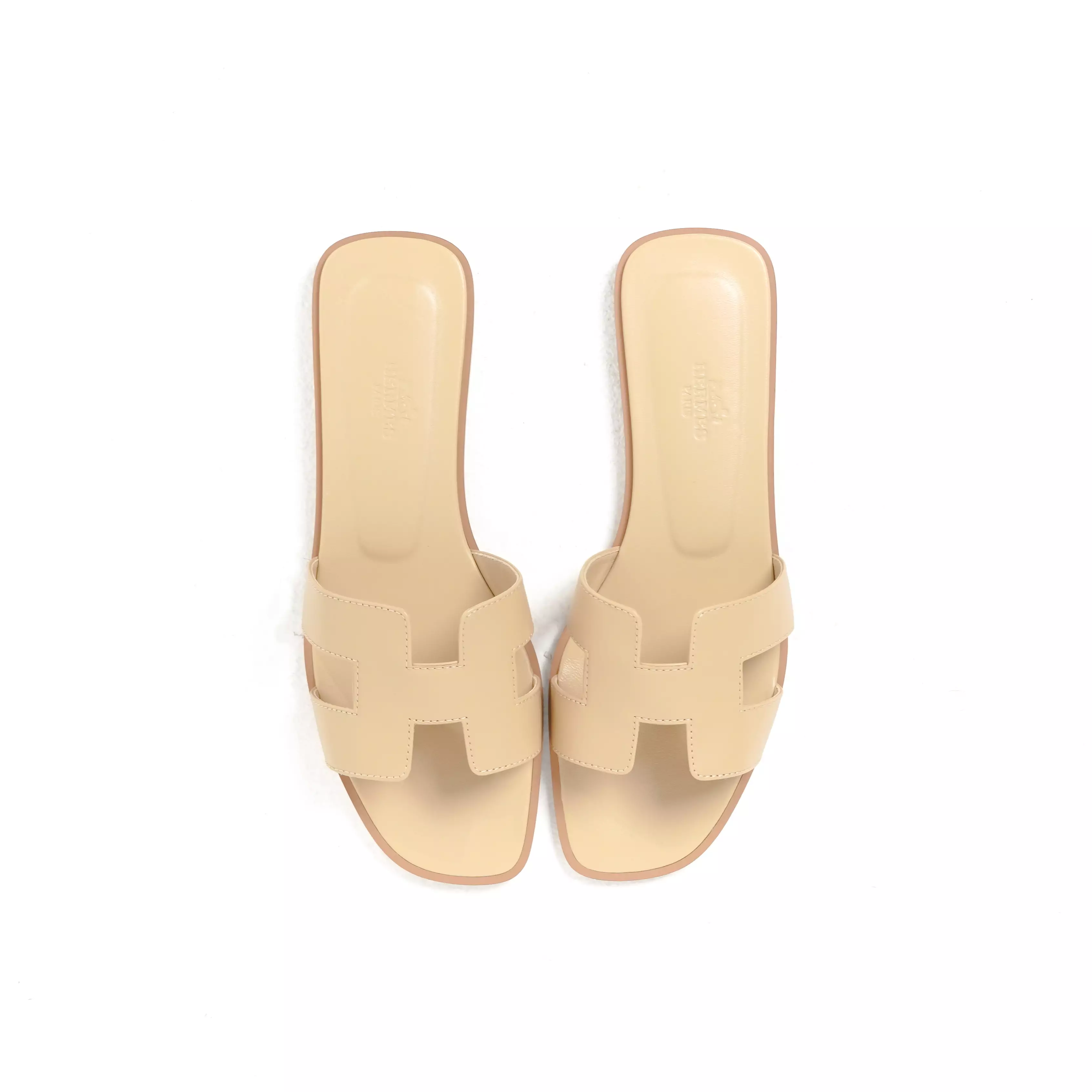 Sandal HERMES ORAN CREAM SANDAL 100% ORIGINAL