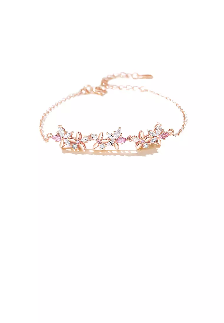 White flower bracelet on sale