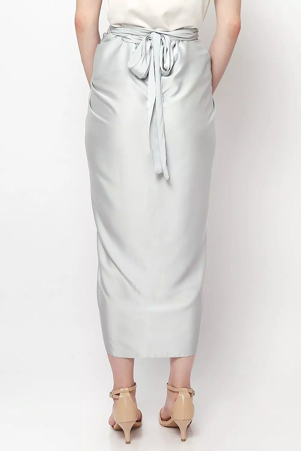 Aisyah Lilit Skirt in Grey
