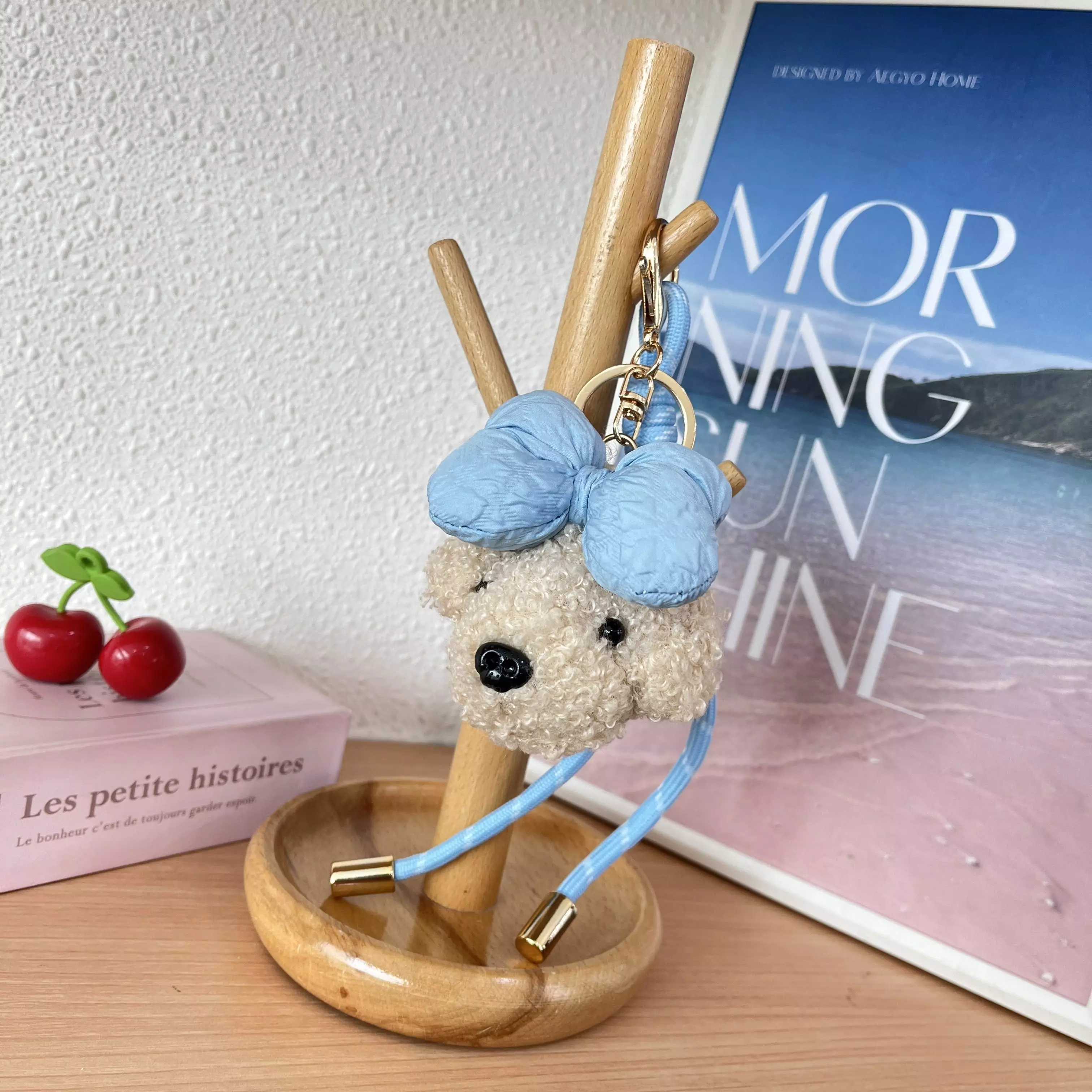 En-Ji Pupi Bag Charm Warna Babyblue