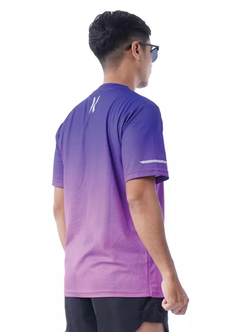 Tiento Baju Olahraga Lari Jersey Running Pria Anti UV Xceleration