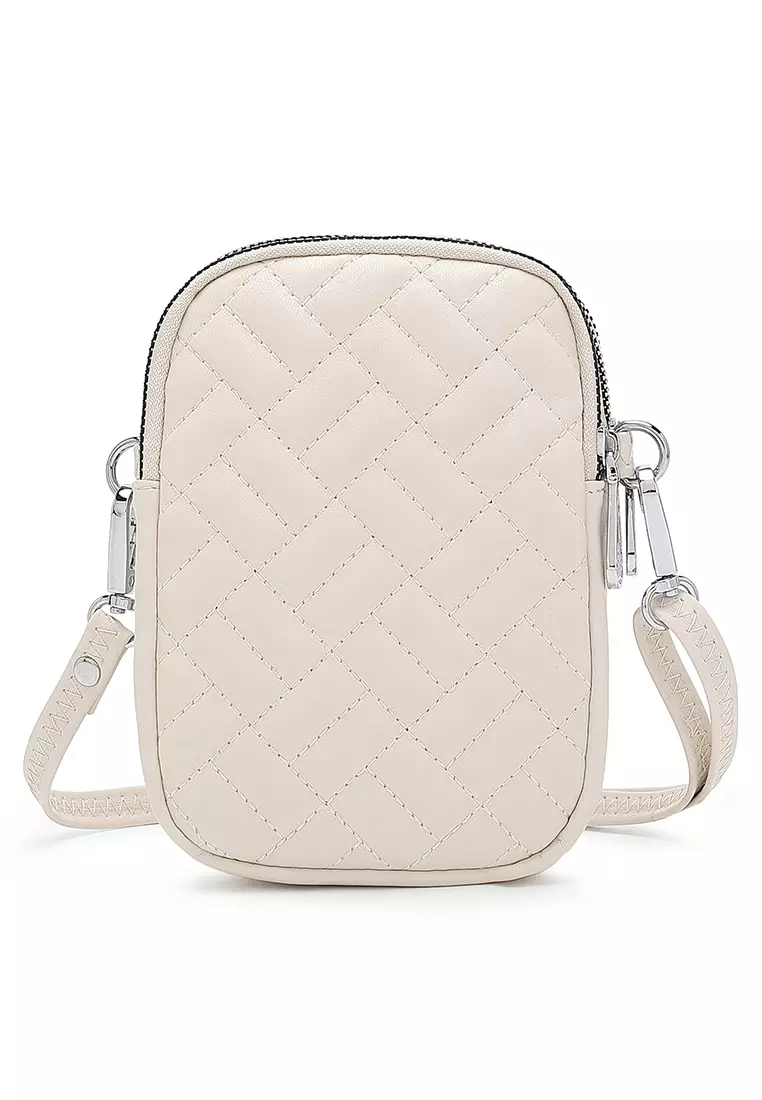 Women's Shoulder Sling Bag / Sling Purse - Off White