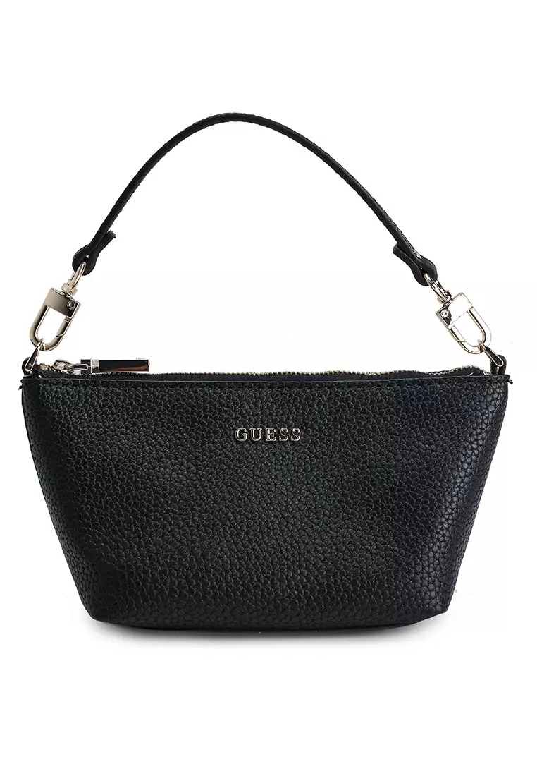GUESS Helina Tote Bag Schultertasche In Beige – Mit Extra Utensilientasche