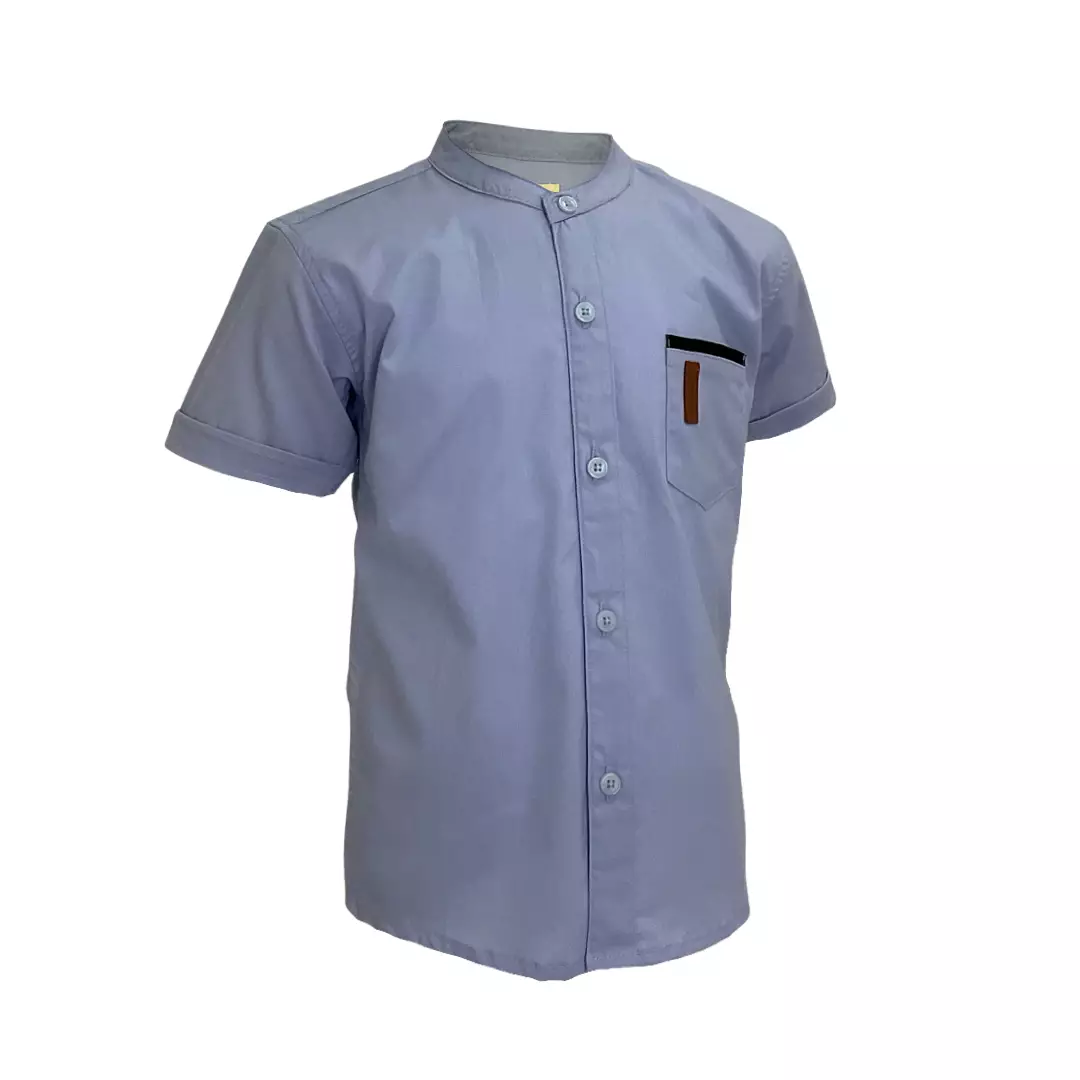 Pingu Koko Anak Laki Laki Shanghai Polos Pendek Biru Muda D91701035G