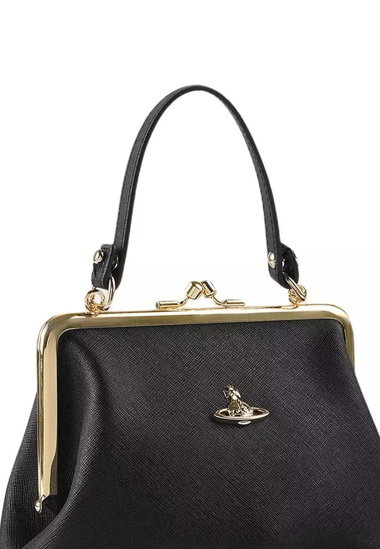 Granny Frame Purse Women's Shoulder Bag In Black 4B010007W