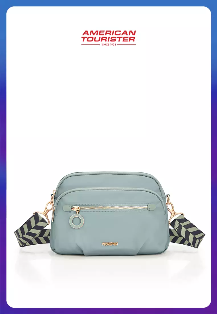 American Tourister Alizee Aimee Crossbody Bag L Asr Iceberg Green
