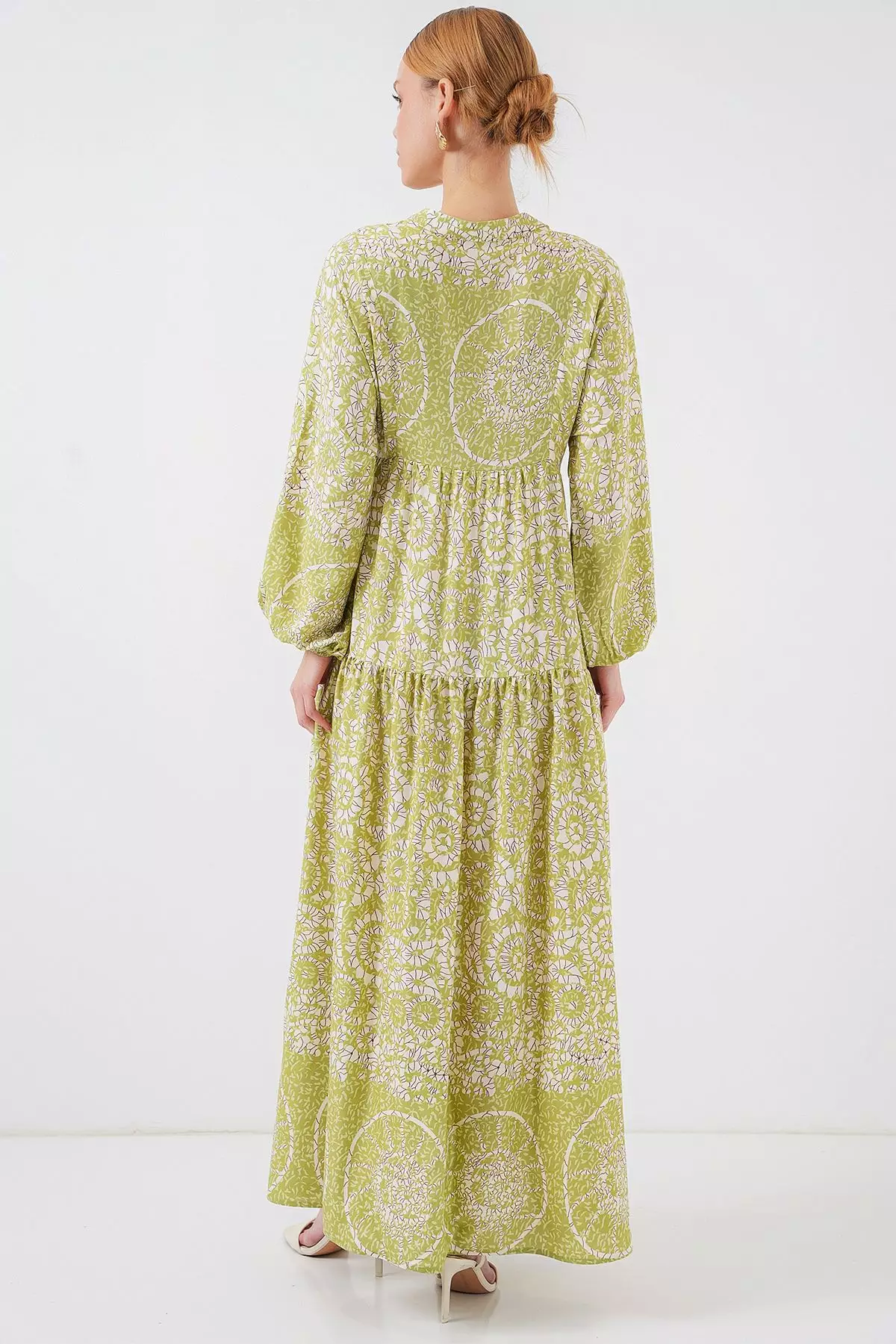 Patterned Modest Dress