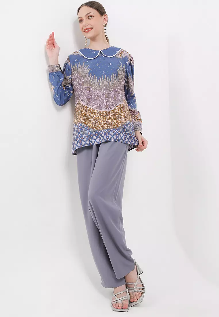Turkey Blouse Batik Premium Wanita Casual Modern