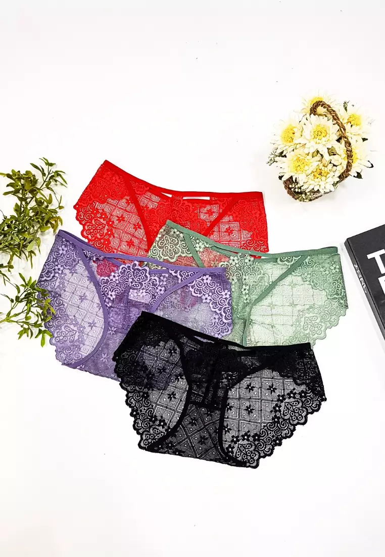 4 Pack Livia Seamless Menstrual Panties Bundle A – Kiss & Tell Malaysia